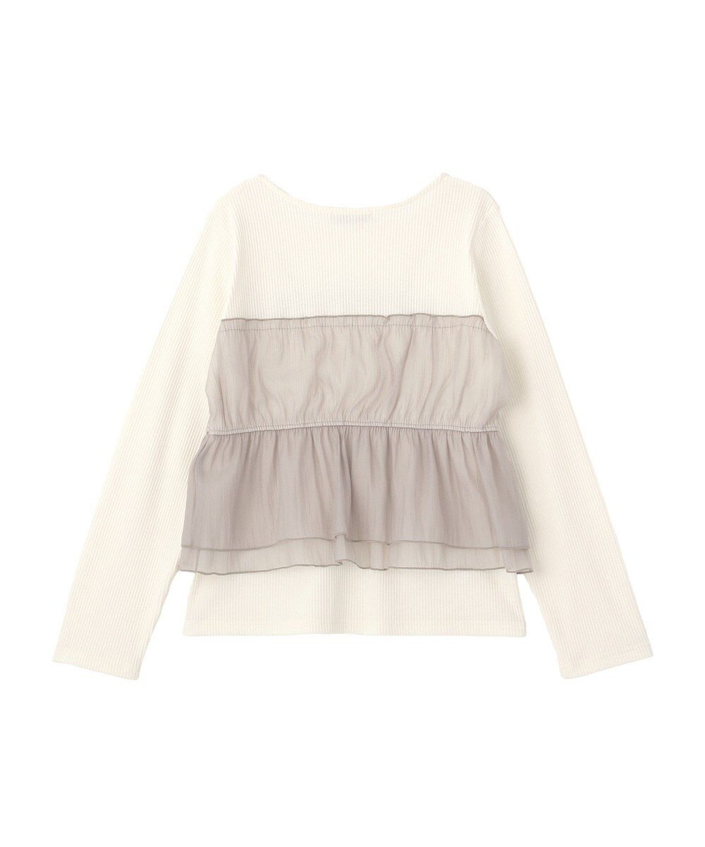 Green Parks オーガンジービスチェドッキングプルオーバー 