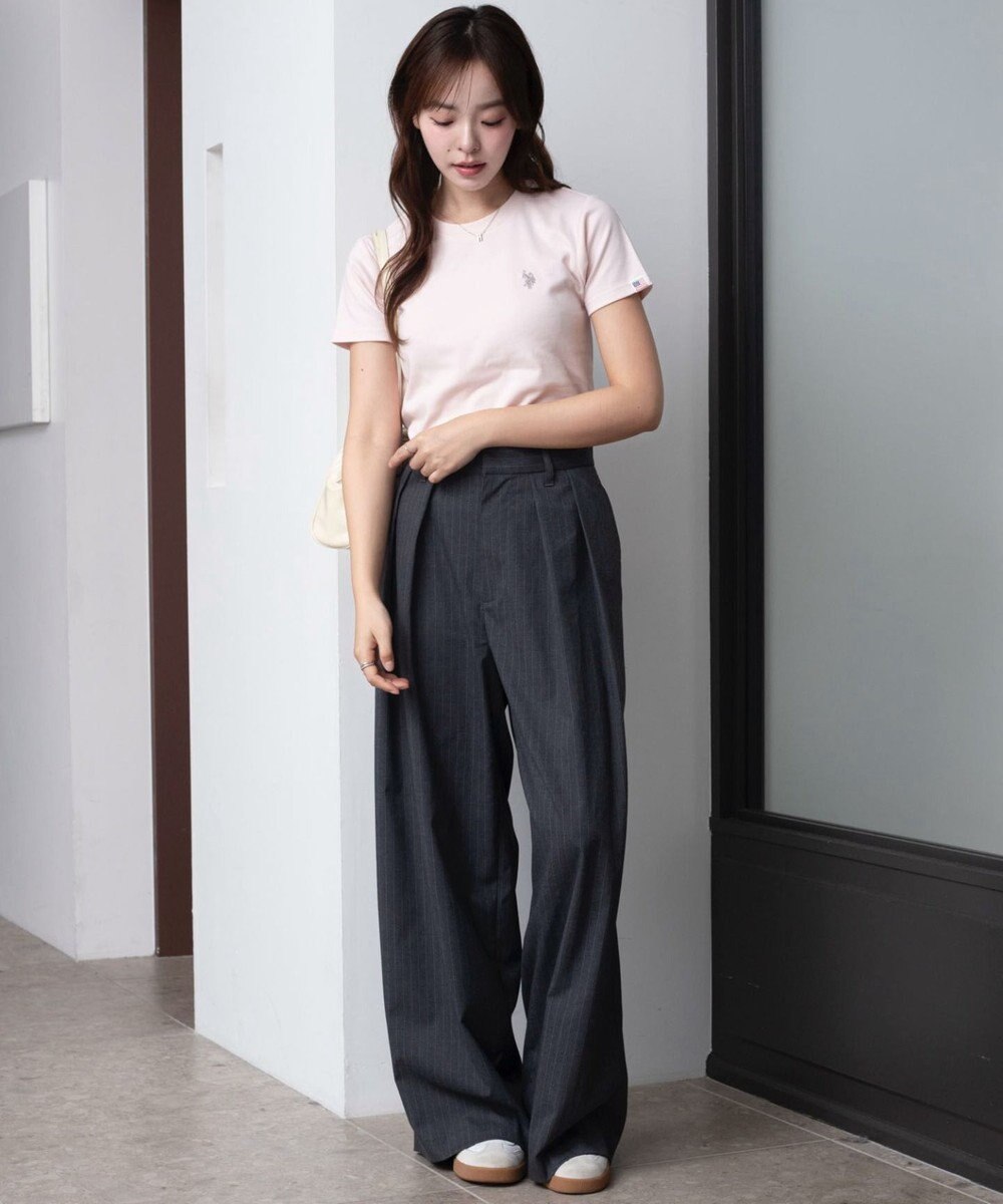 WEGO 【SMLサイズ展開】U.S. POLO ASSN.別注コンパクトTシャツ 