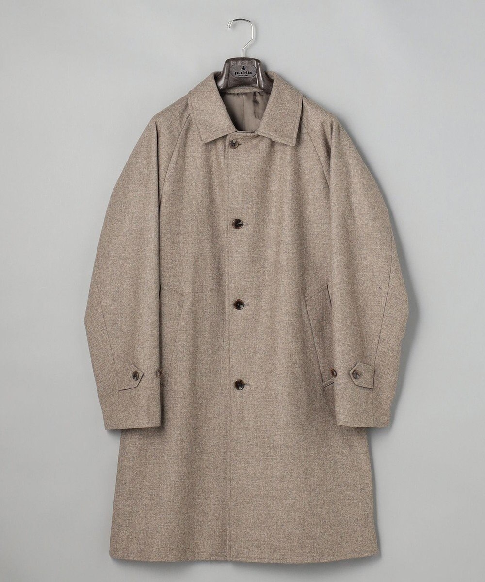 GOTAIRIKU 【薄中綿仕様】スーパーライトウエイトカシミヤブレンド ステンカラーコート 