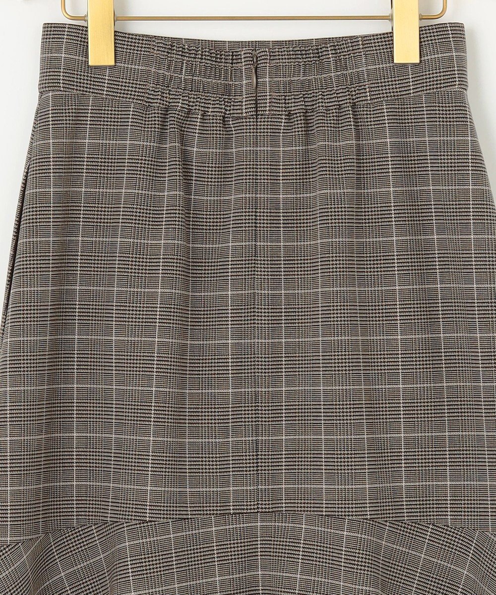 組曲 L 2WAYウォームストレッチ チェックスカート 