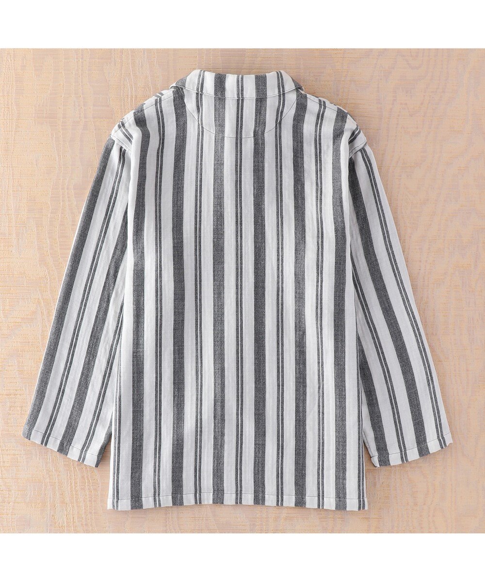 UCHINO マシュマロガーゼシックシンストライプメンズパジャマ 