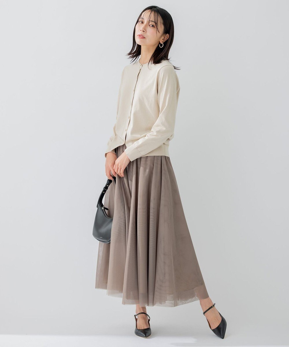 23区 【WEB限定/洗える】エアリーチュール スカート 