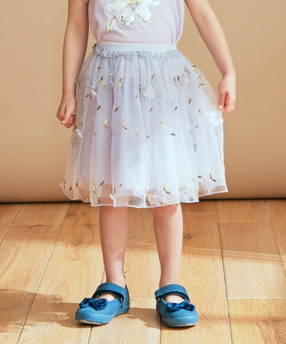 花モチーフチュールスカート Any Fam Kids ファッション通販 公式通販 オンワード クローゼット