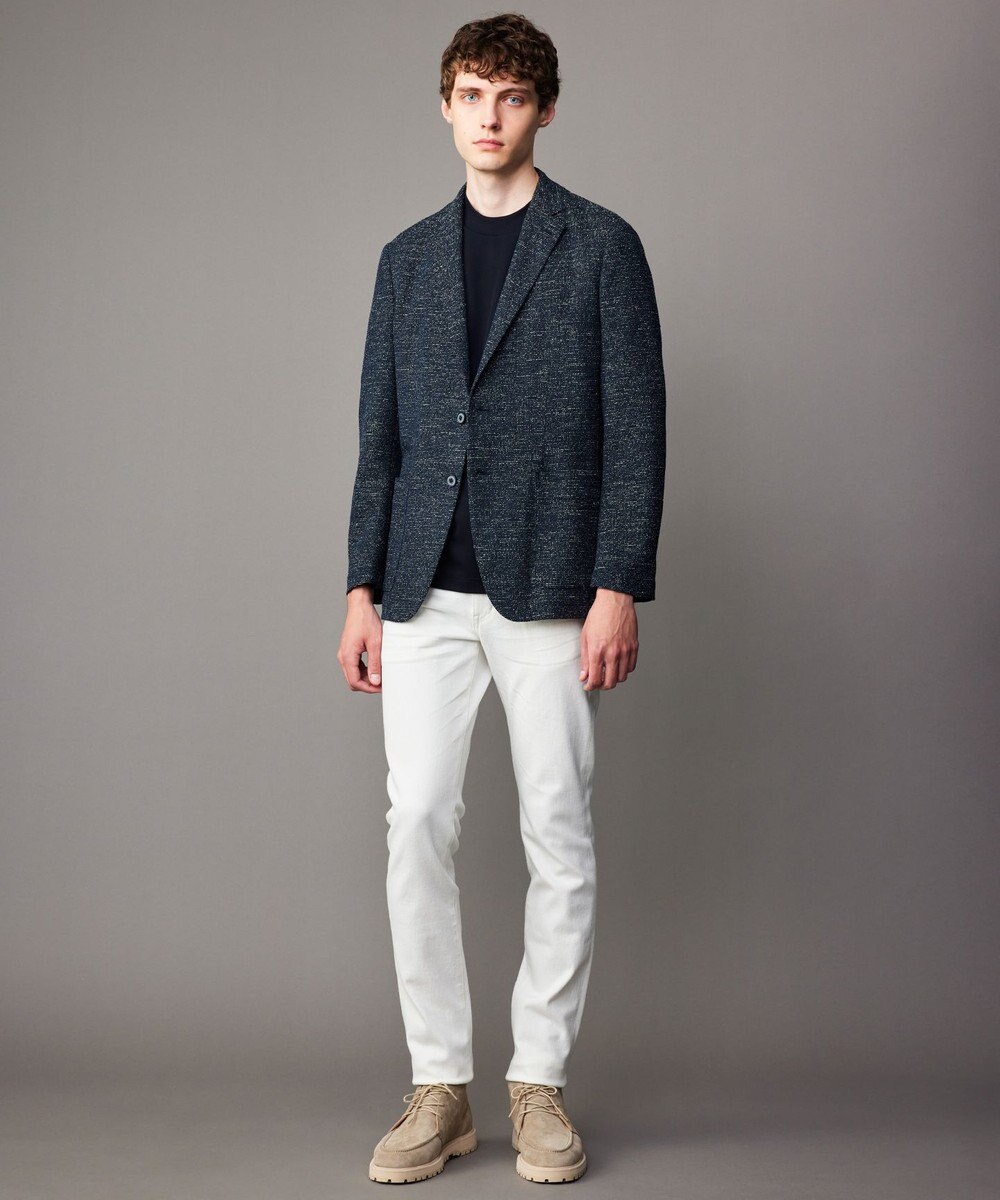 JOSEPH ABBOUD 【ジャケットインにもおすすめドレスTee/吸水速乾/上質感】ミラノリブダブルフェイス Tシャツ 