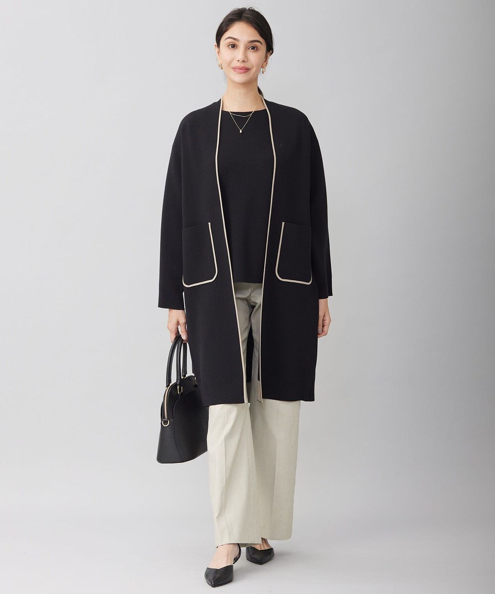 自由区 L 【WEB限定カラーあり・洗える】ドライコットンハイゲージプルオーバー ニット 