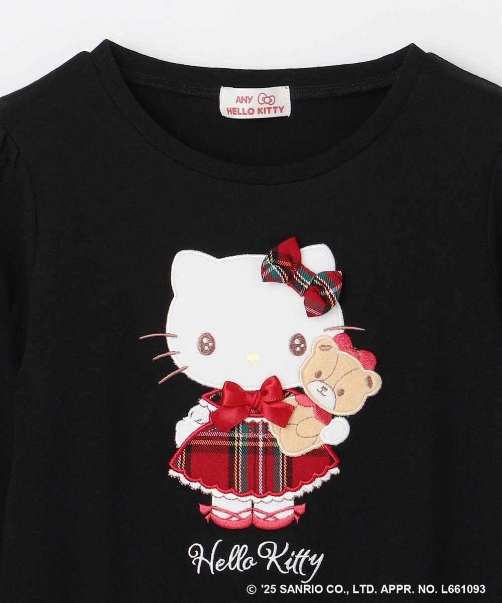 ANY KIDS 【ハローキティ×ANY KIDS】アップリケ 長袖Tシャツ 