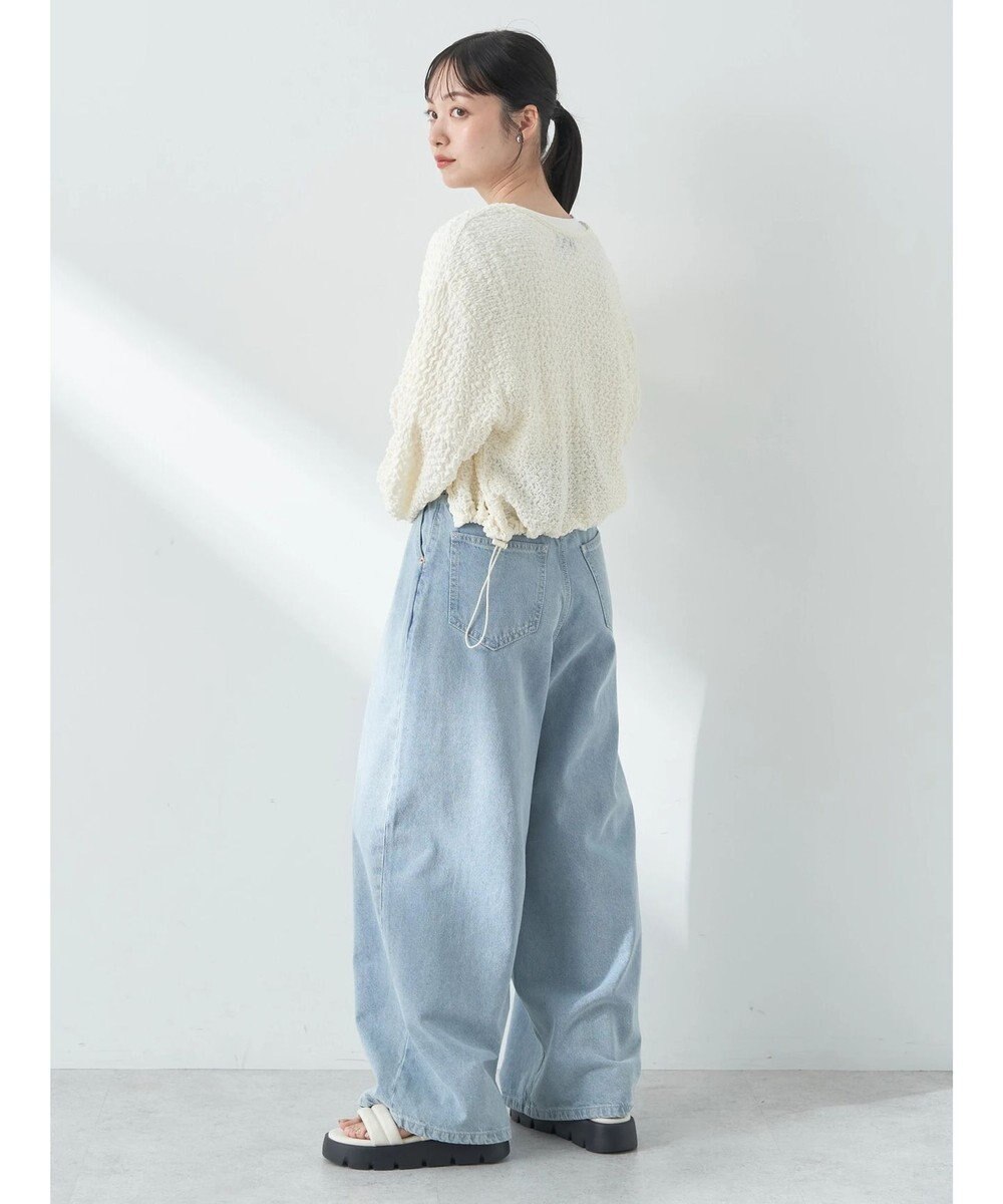 earth music&ecology ぽこぽこドロストカーディガン 