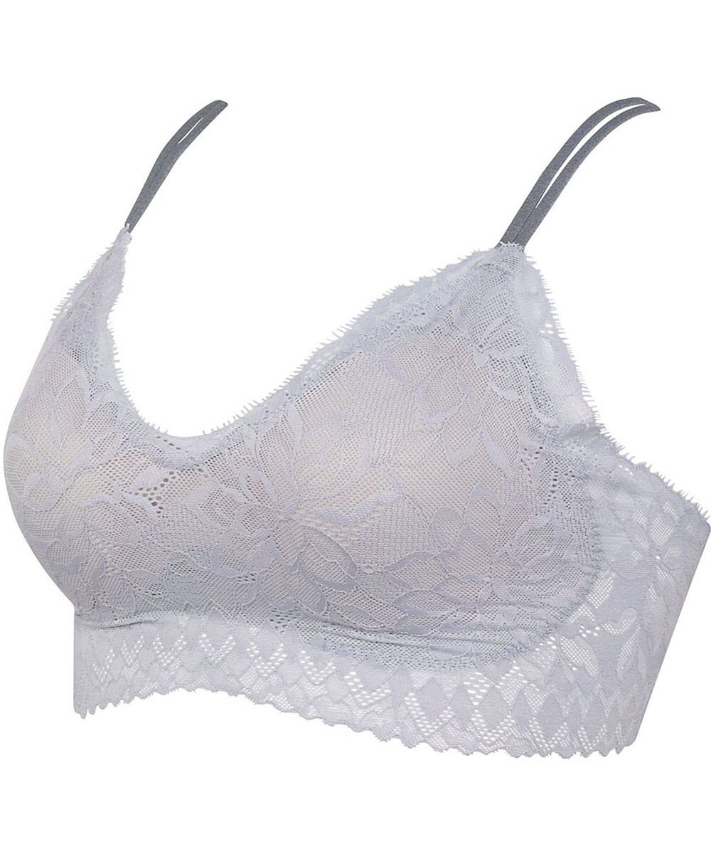 WACOAL 【GOCOCi ゴコチ】 ブラレット アウターにひびきにくい 肌あたりのやさしいレース ワイヤレス ブラジャー ノンワイヤーブラ レディース CGG297 /ワコール 