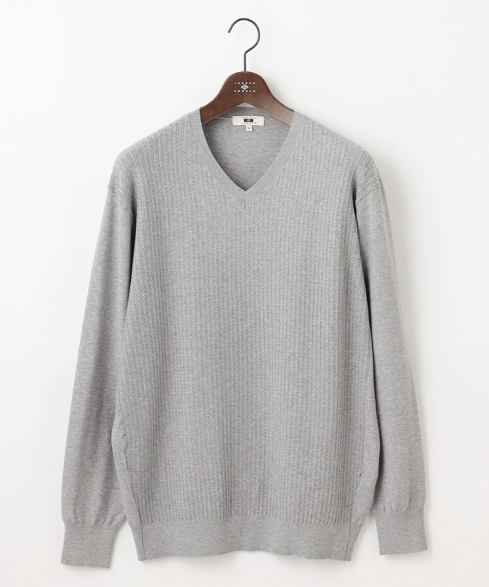 JOSEPH ABBOUD 【キングサイズ・洗える/チクチクしない/3シーズン対応】SNOWY Vネック  ニット 