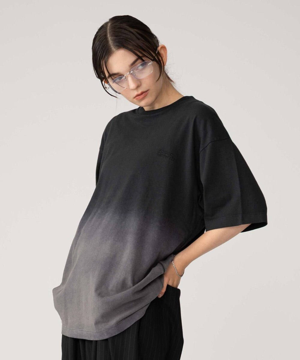 WEGO 【ユニセックス着用ITEM/MLサイズ展開】グラデーションワンポイントT（SS） 