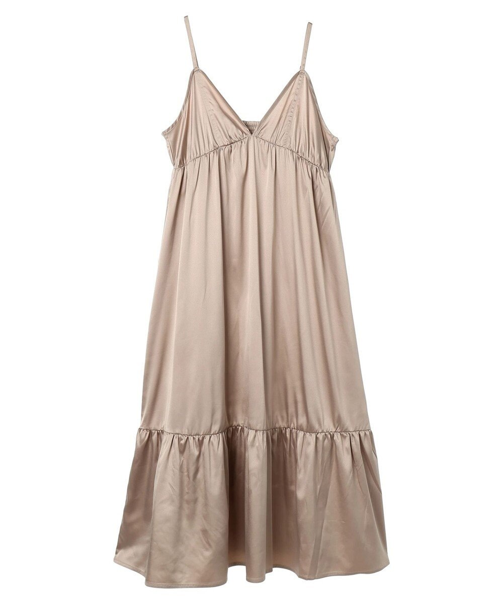 earth music&ecology ＳＥＴ２点ティアードペチドレス＋チュールワンピース 