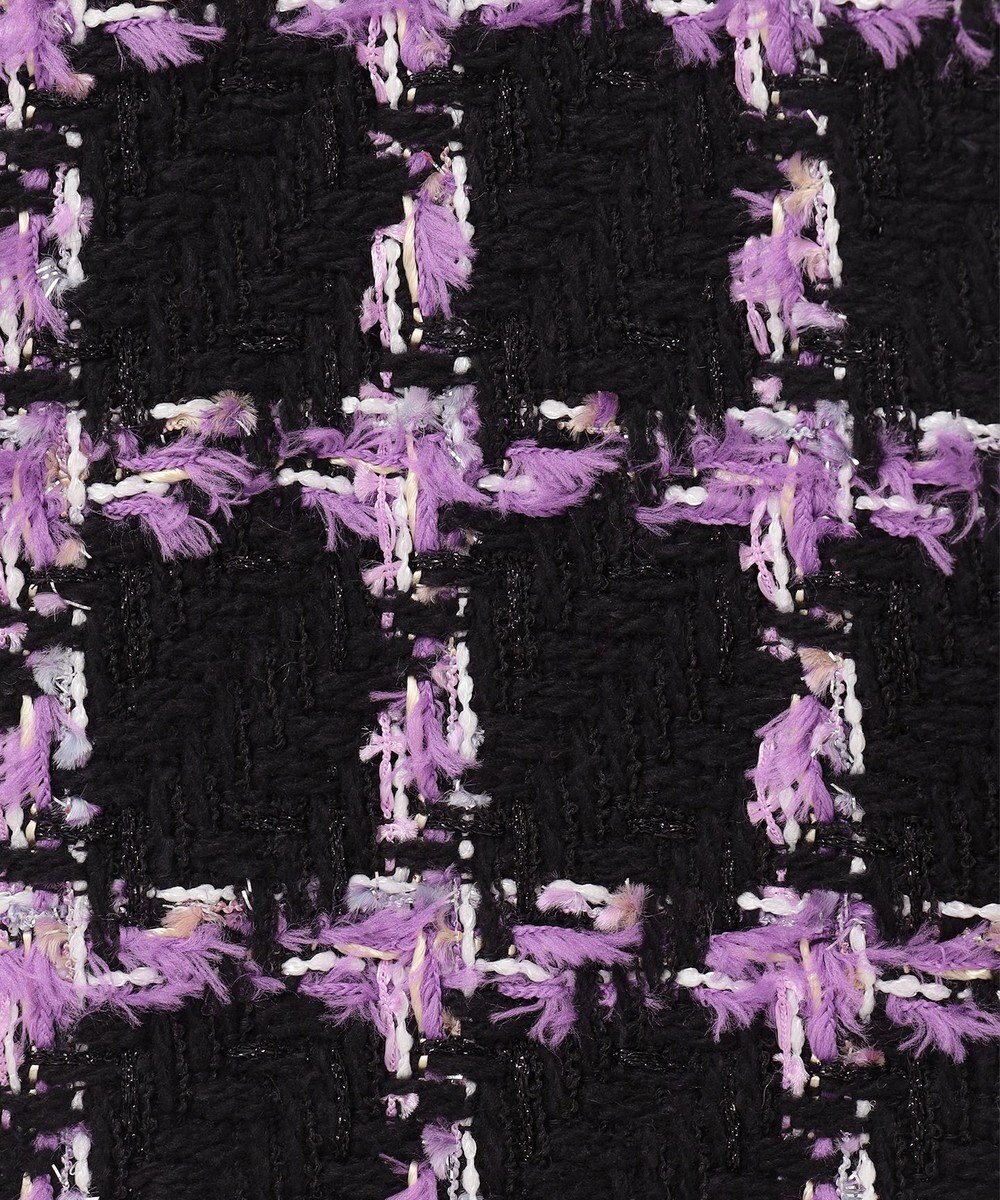 GRACE CONTINENTAL フェザーチェックツイードコート 