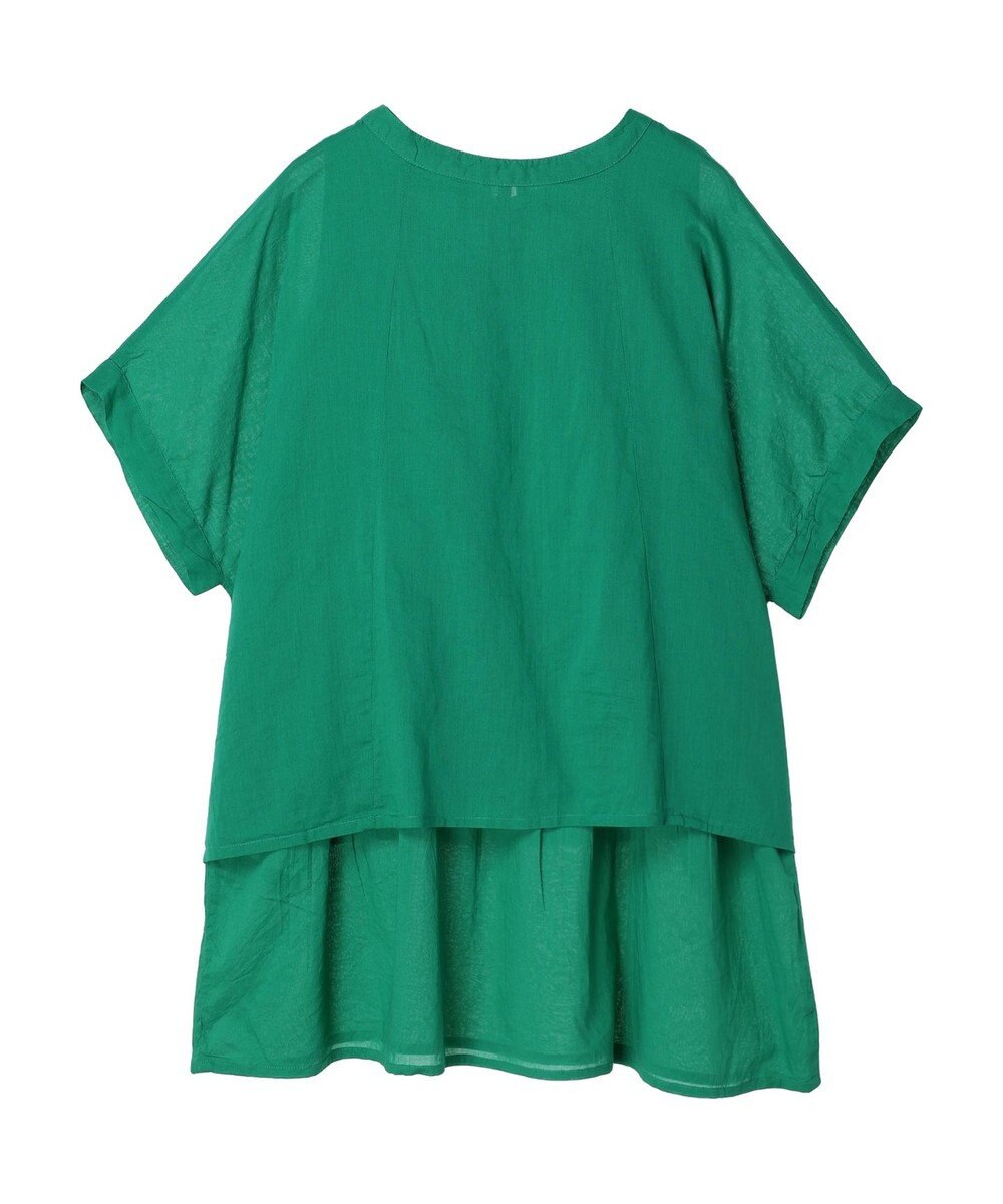 Green Parks インド綿　ＳＥＴ２点レイヤード風ブラウス 