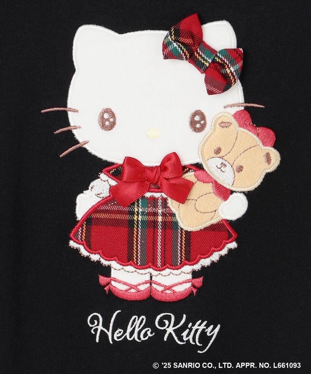ANY KIDS 【ハローキティ×ANY KIDS】アップリケ 長袖Tシャツ 
