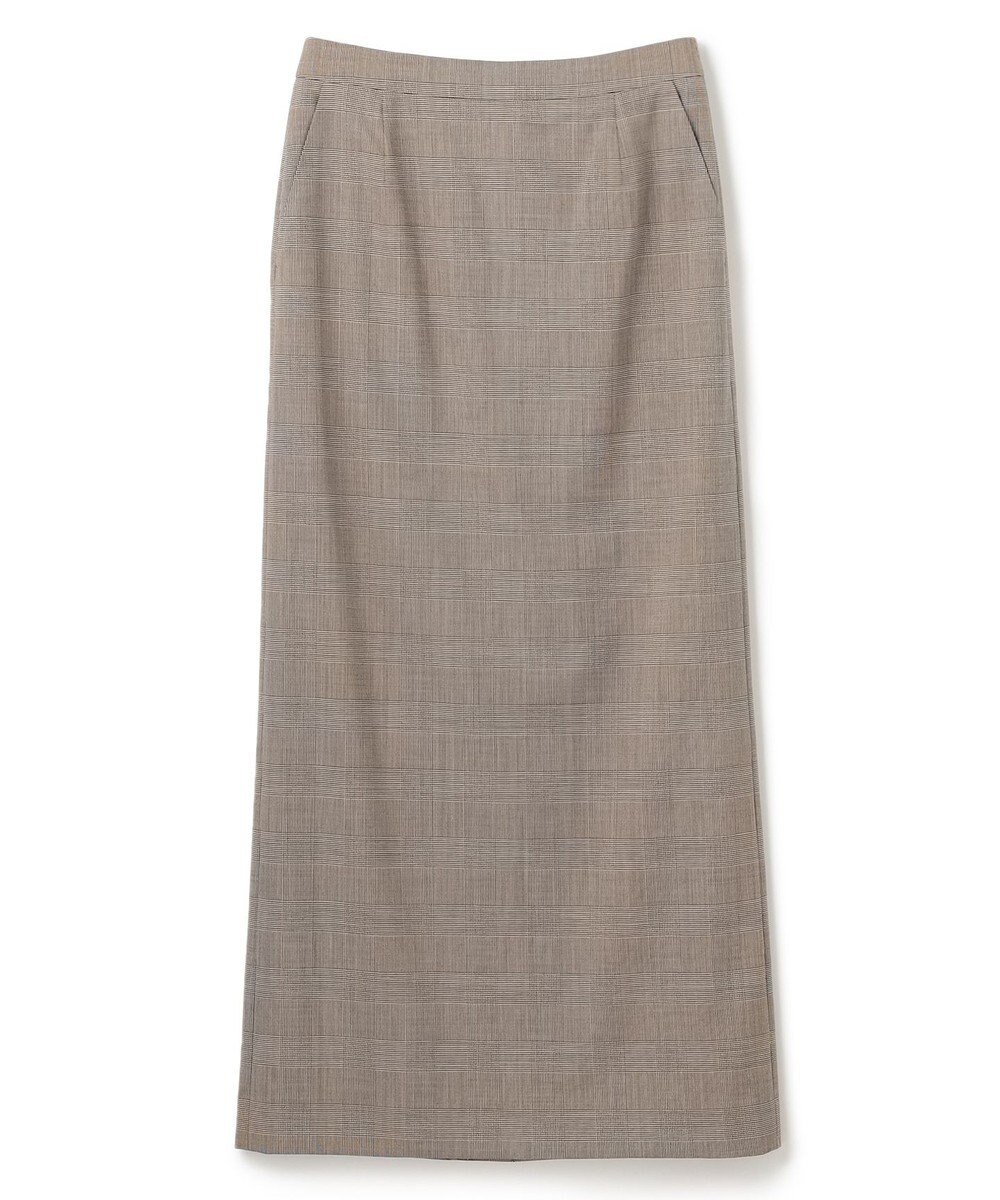 BEIGE， MER / グレンチェックスカート 