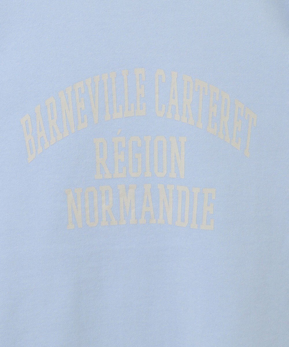 Green Parks 裏起毛配色ステッチロゴチュニック 