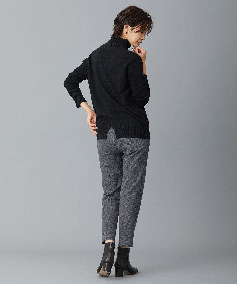 J.PRESS LADIES 【洗える】チェルビックチェック テーパード パンツ 