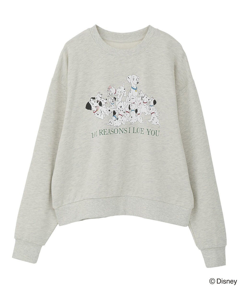 Green Parks １０１匹わんちゃん／プリント裏毛スウェット 