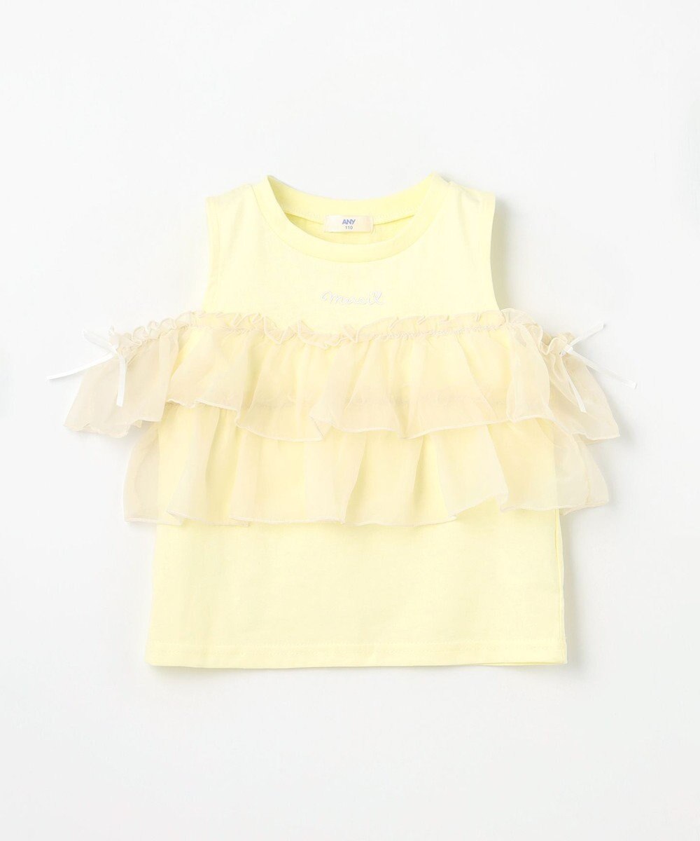 ANY KIDS 【新色追加】3WAY フリルドッキングTシャツ 