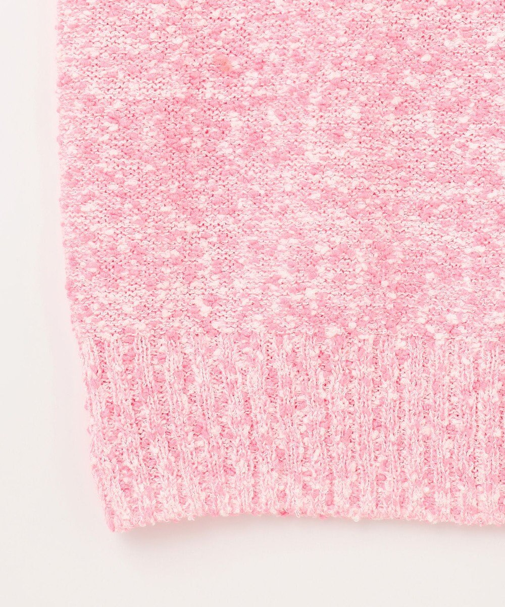 GRACE CONTINENTAL ネップツイードニットノースリーブ 