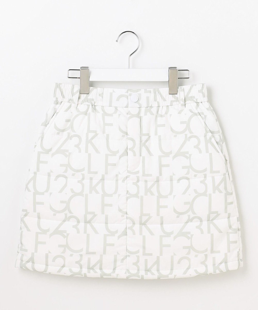23区GOLF 【WOMEN】中綿ロゴプリントスカート 