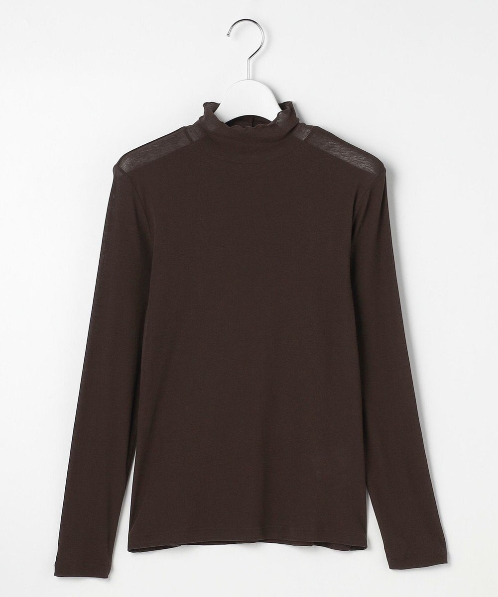 J.PRESS LADIES 【WEB限定】シアーストレッチフライス メローネック シアー カットソー 