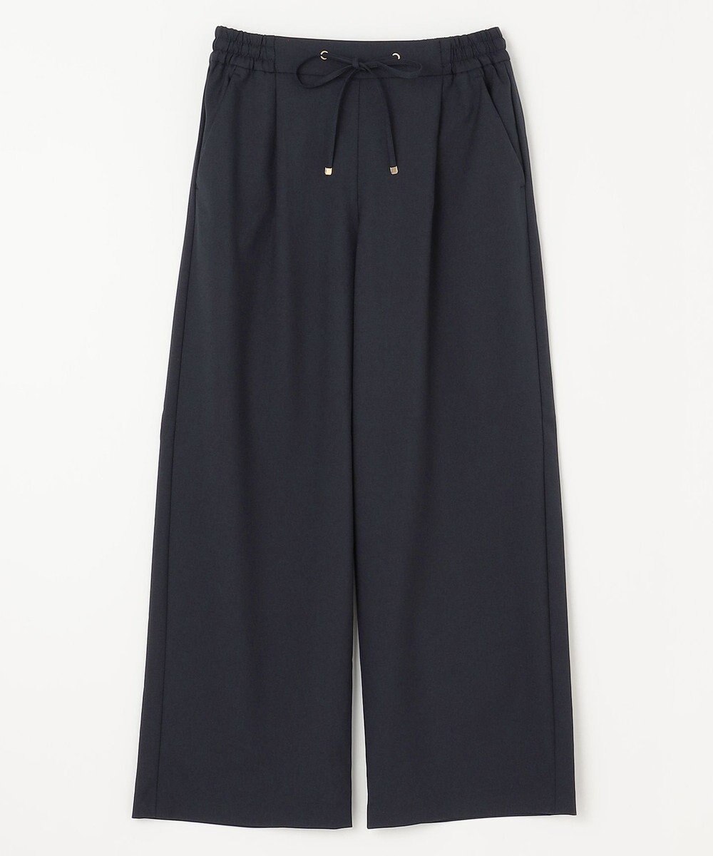 ANY 【ウエストゴム/ストレッチ/セットアップ可】イージィケアストレッチワイドパンツ 