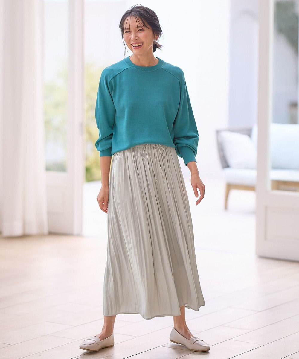 ANY L 【ウエストゴム】リラックススカーチョ 