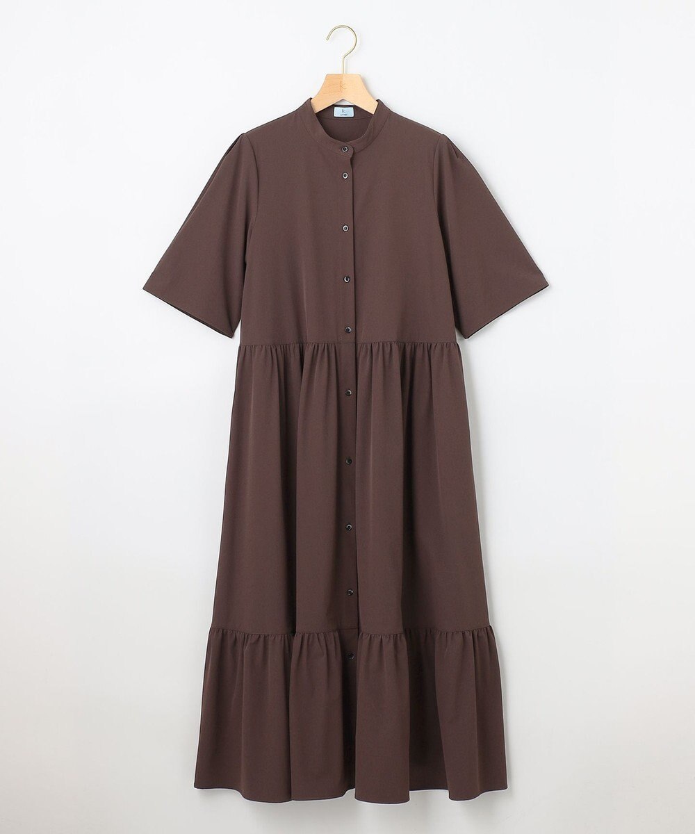 組曲 L 【弱撥水機能・UVケア】ライトナイロンストレッチ ワンピース 