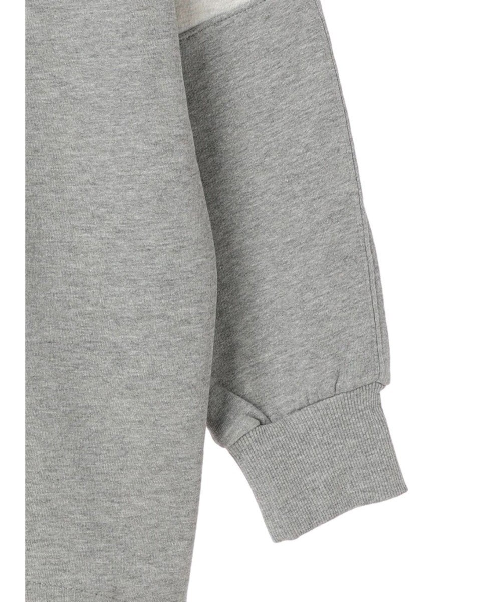 AMERICAN HOLIC ハーフＺＩＰ配色切り替え裏毛チュニック 