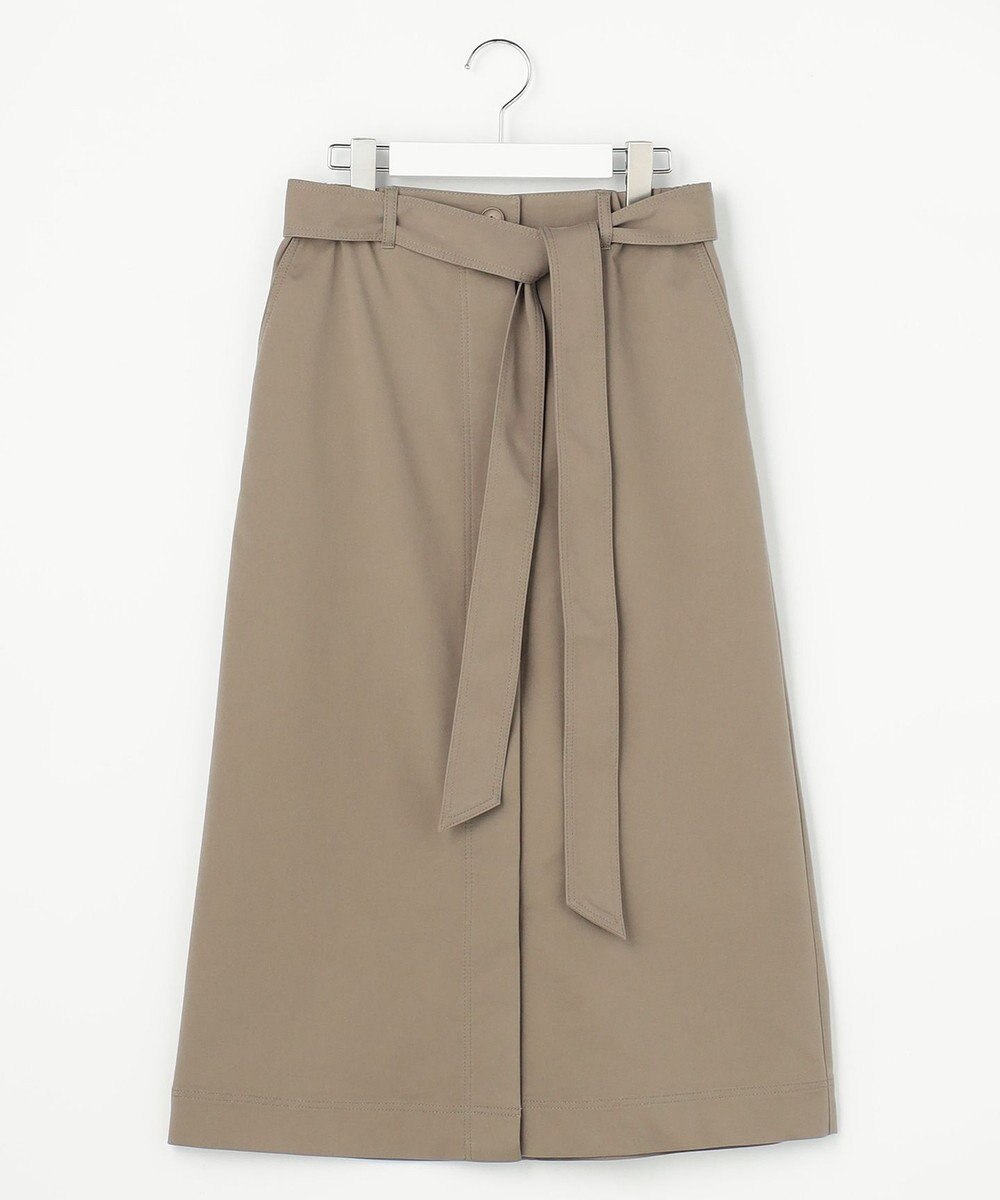 自由区 S 【カタログ掲載】ブラッシュドコットンサテンナロー スカート 