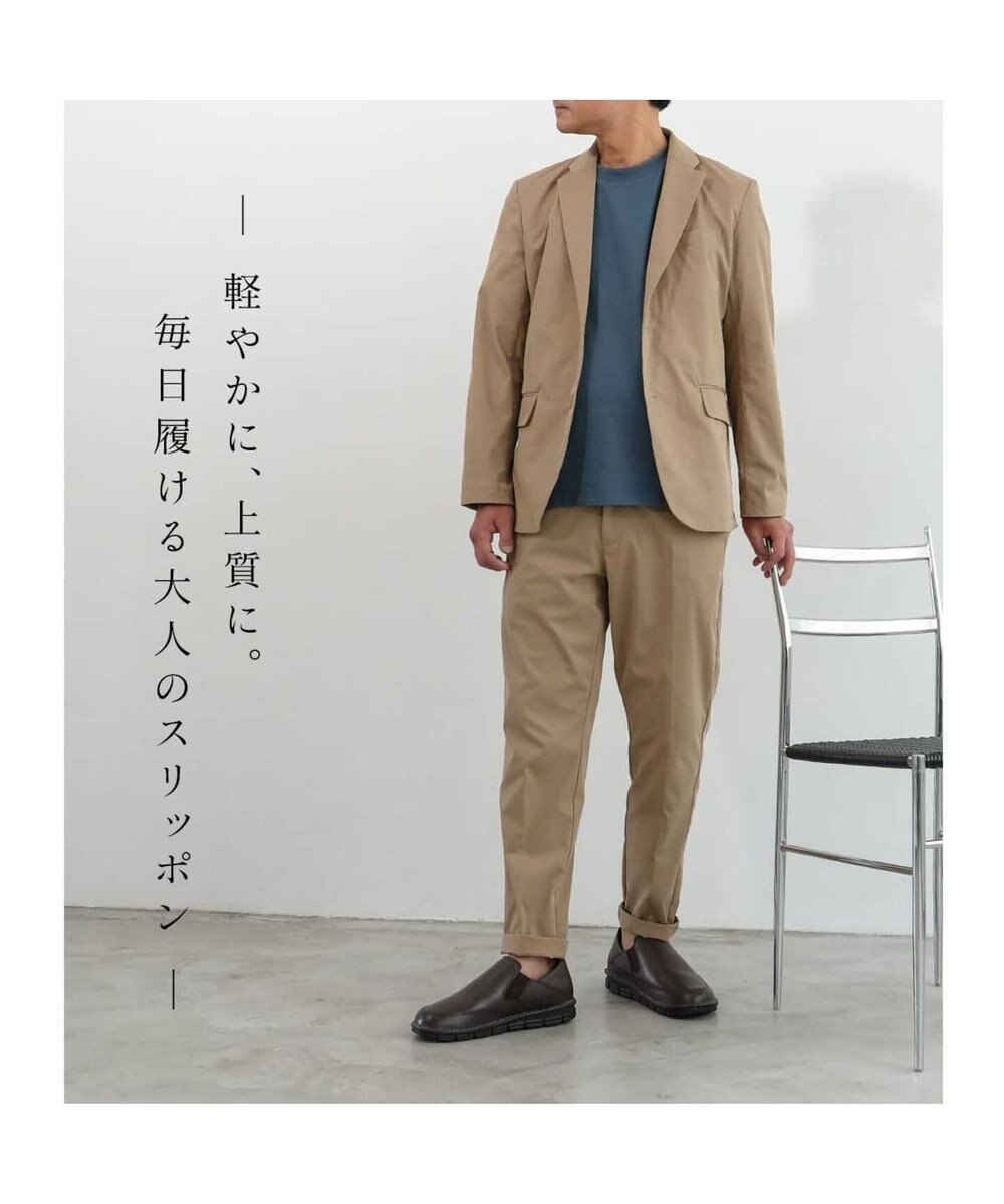 Pointer 本革2WAYスリッポン メンズ 
