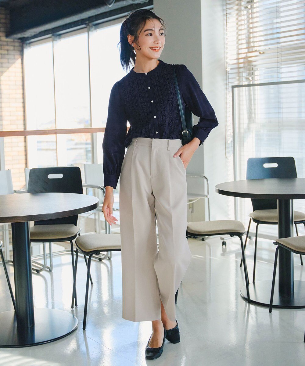 Tiaclasse 【ダブルクロス】ワイドパンツ 