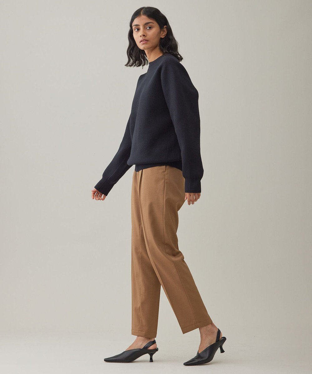 UNFILO MENS 【新色追加】スウェットライク クルーニット [24年秋冬商品] 