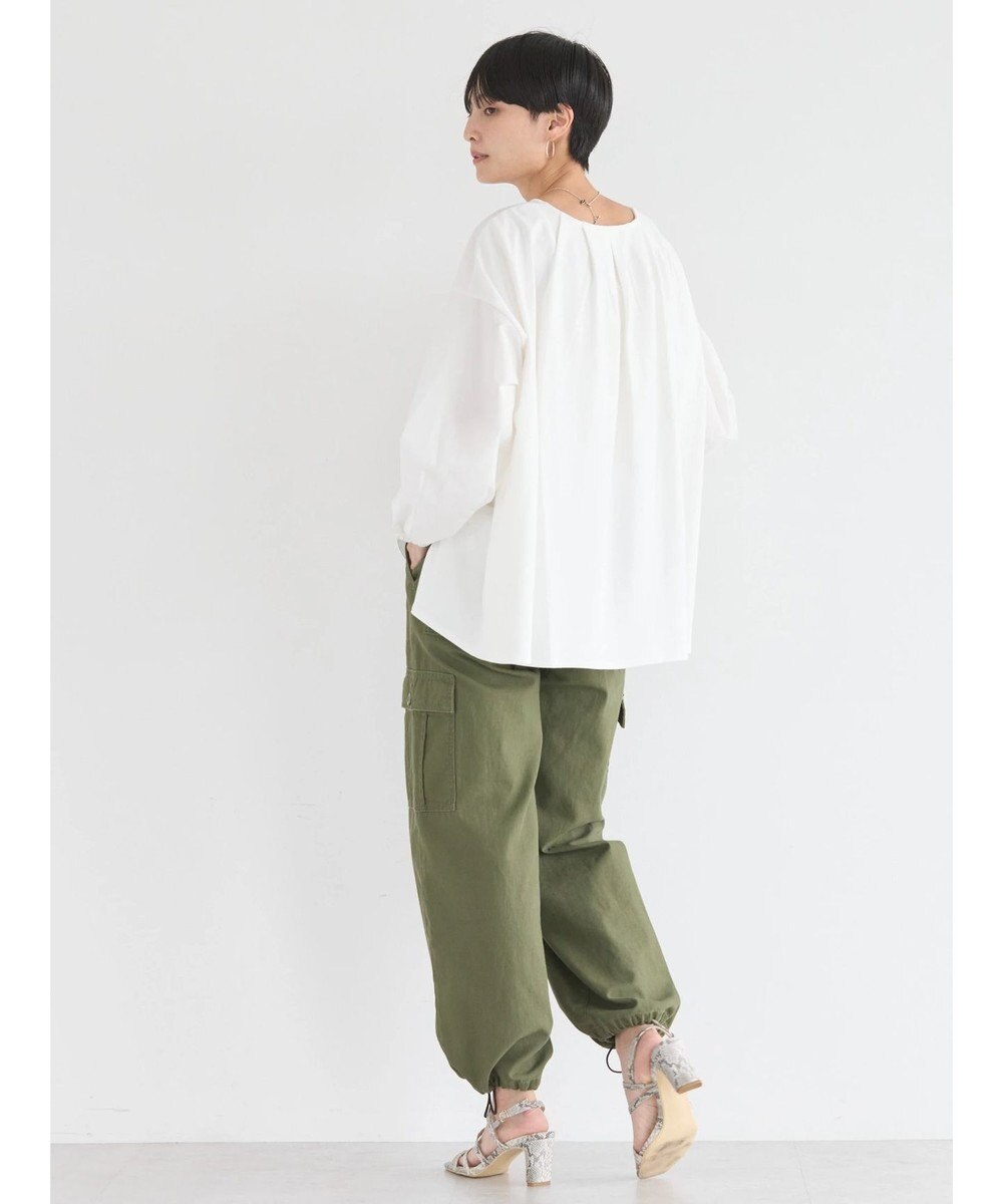 AMERICAN HOLIC 異素材バックタックドッキングプルオーバー 