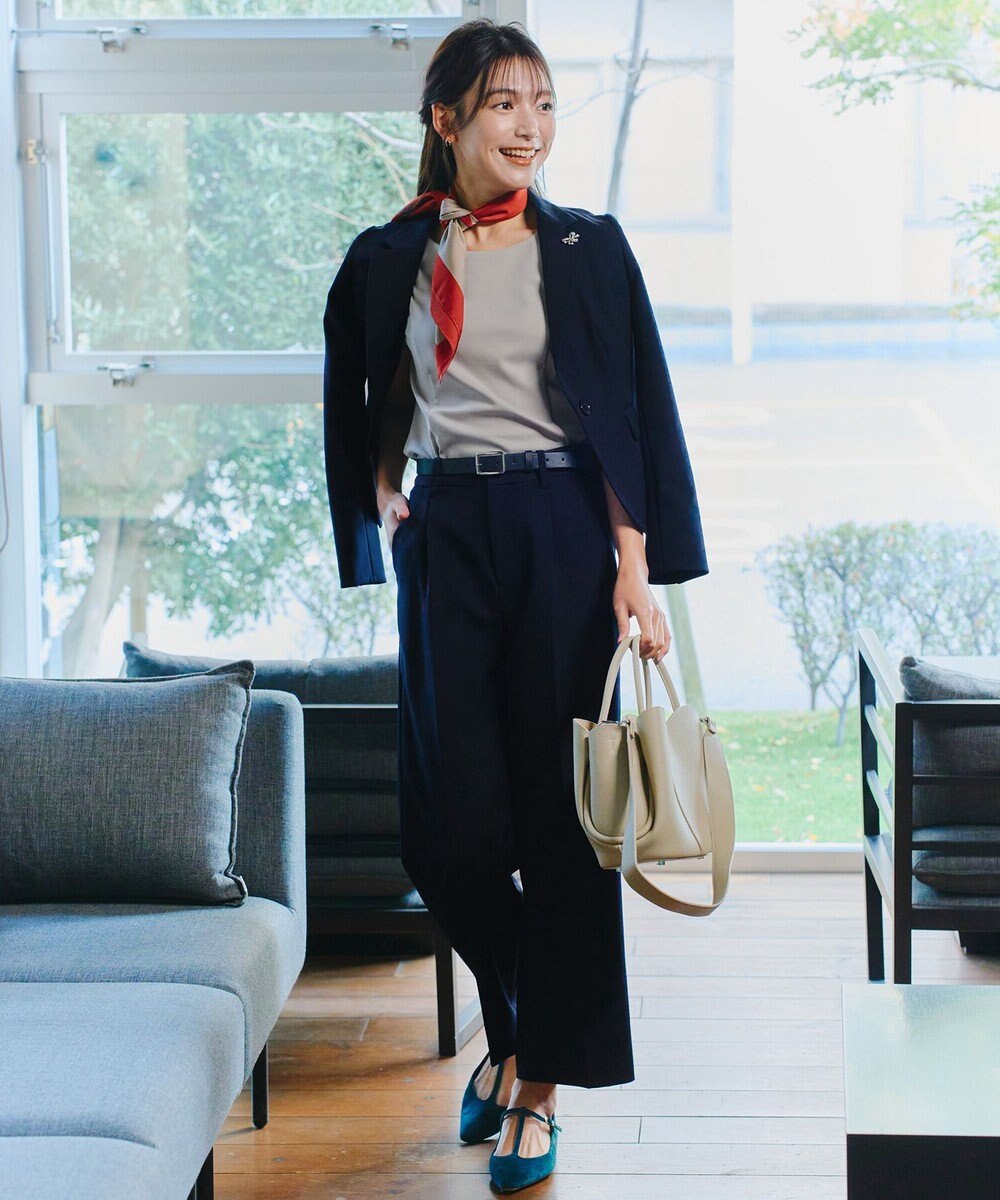 Tiaclasse 【ダブルクロス】ワイドパンツ 