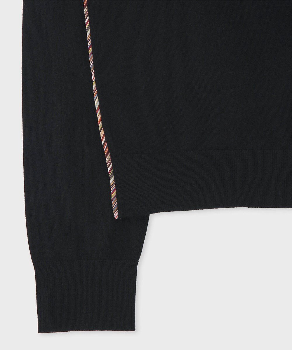 Paul Smith ドレープウール ストライプ タートルネック ニット 