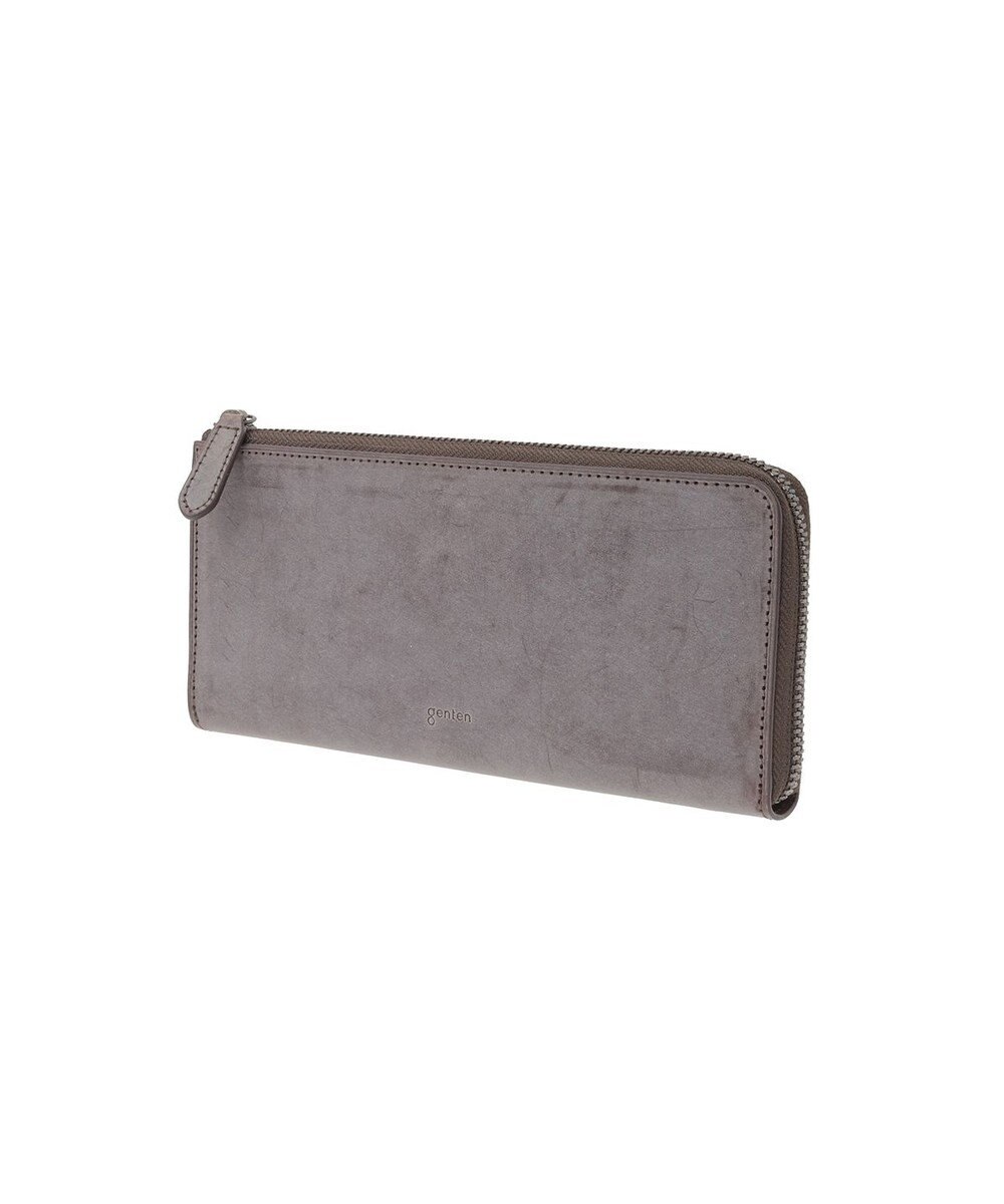 genten プレッソ L字ファスナー長財布 