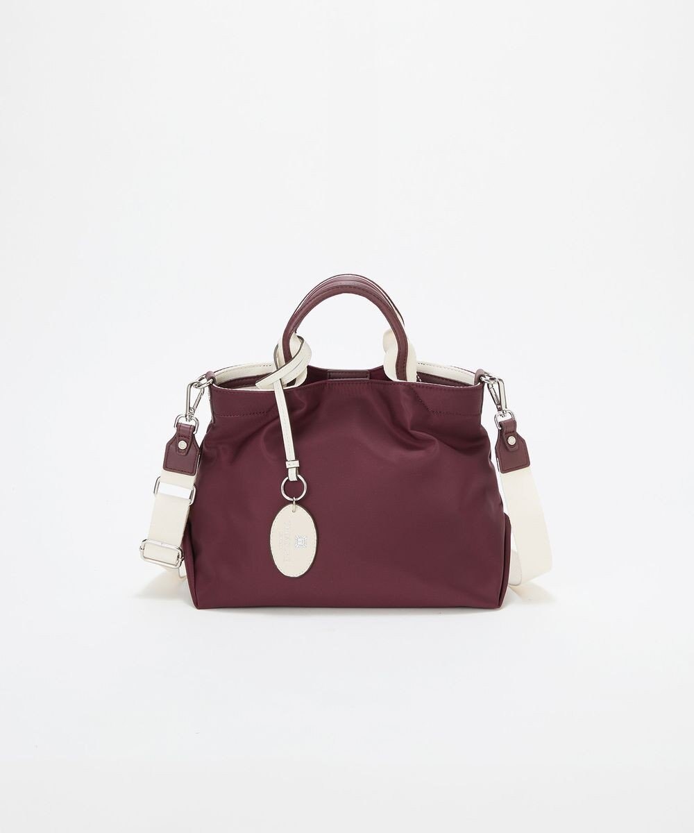 TOPKAPI 【TREASURE TOPKAPI】】ストライプハンドル ナイロン 2way ミニ トートバッグ 