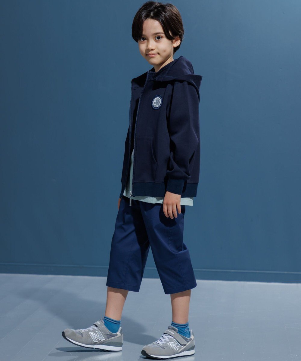 J.PRESS KIDS 【100-130cm】ダンボールニット ロゴ パーカー 