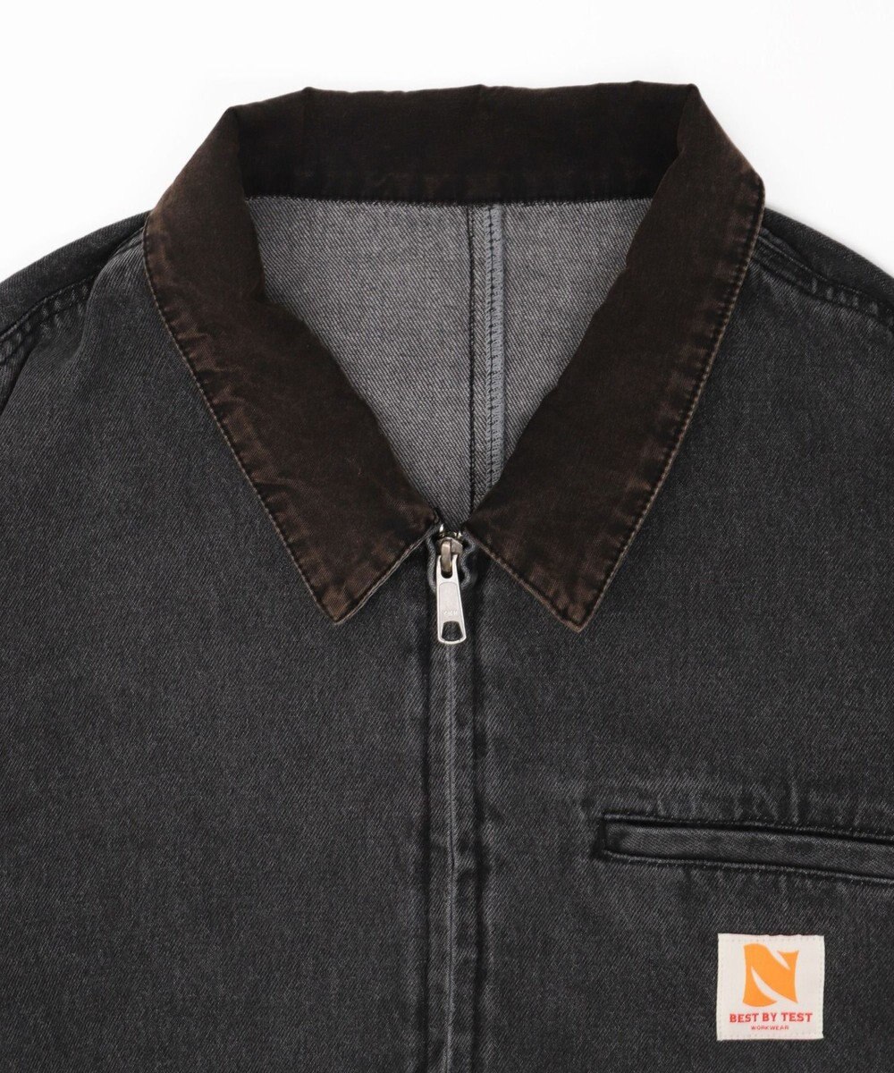 WEGO ワーカーズWジップデニムブルゾン 