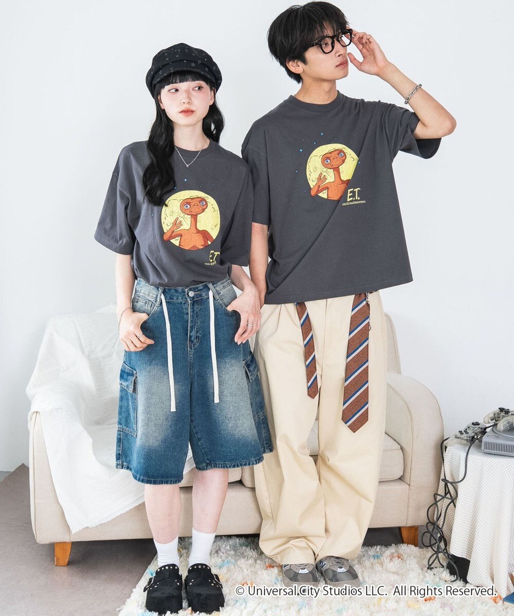 WEGO 【ミニオン / E.T. / バック・トゥ・ザ・フューチャー / デロリアン/ユニセックス着用ITEM/SMLサイズ展開】キャラクターズグラフィックT3（SS） 