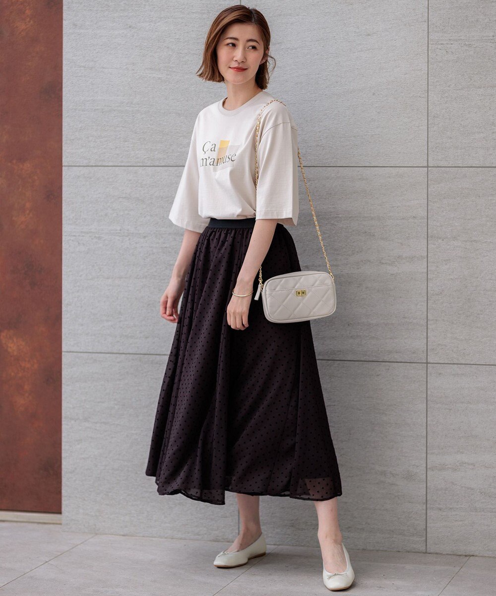 23区 S 【洗える】Ca mamuse ロゴ TEE 