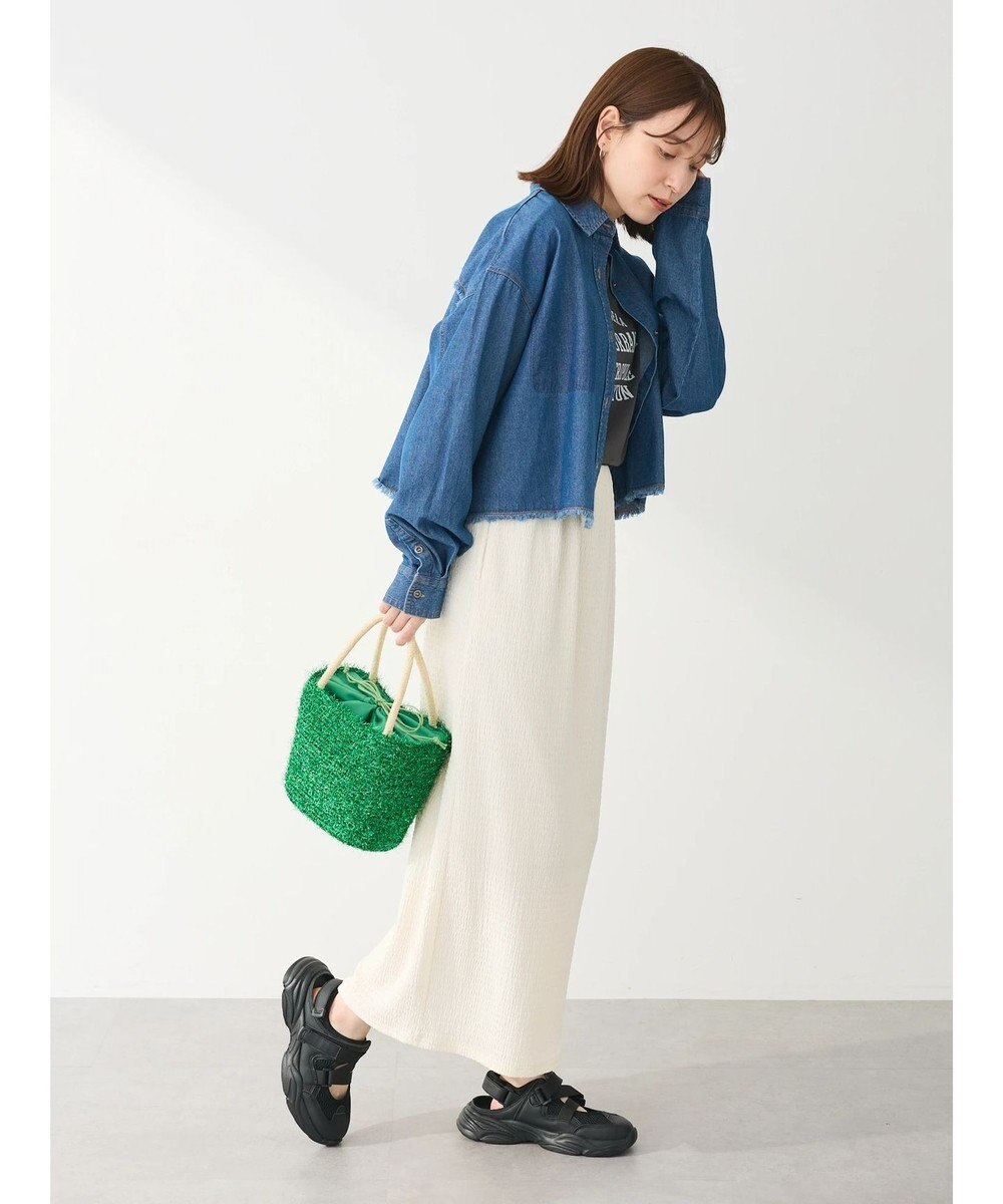 Green Parks ・ＳＵＧＡＲ　ＳＰＯＯＮ　クロップドデニムシャツ 