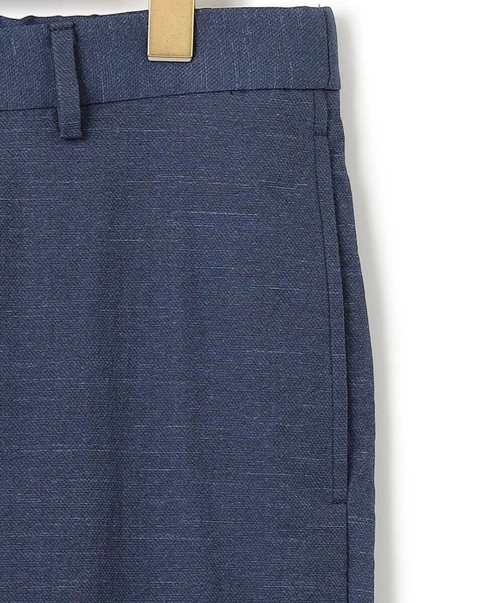 J.PRESS MEN 感動！？上品な見た目に着心地抜群なセットアップ【MECHANICAL】【超軽量 / 清涼感 / 洗える】ハイパワーストレッチ リネンルックパンツ 