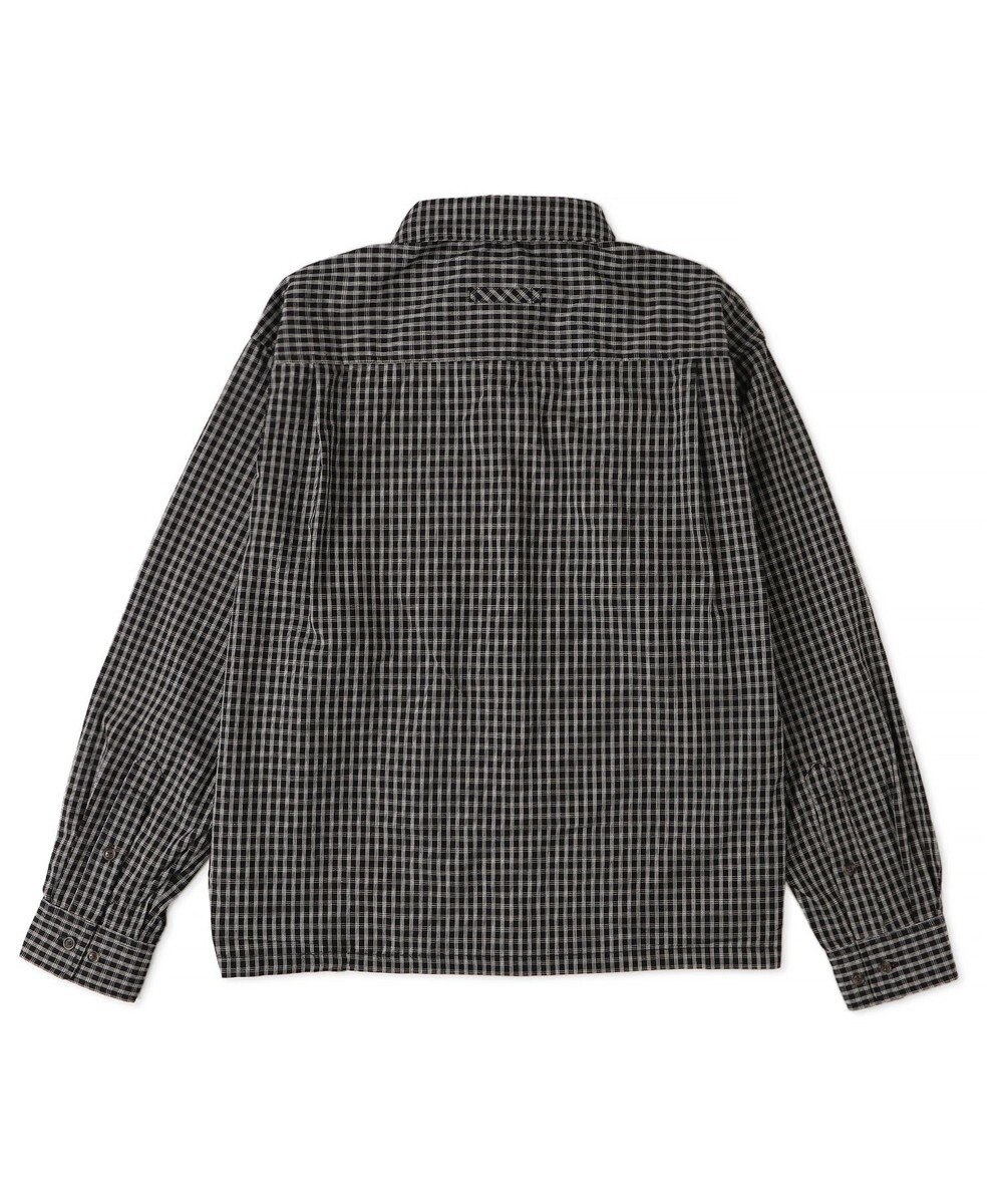 WEGO ミニマムチェックショートシャツ（LS） 