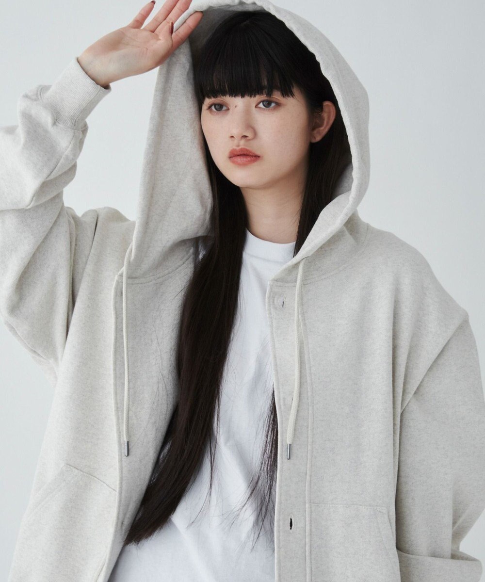 WEGO 【ユニセックス着用ITEM】スウェットボタンカーディガン 