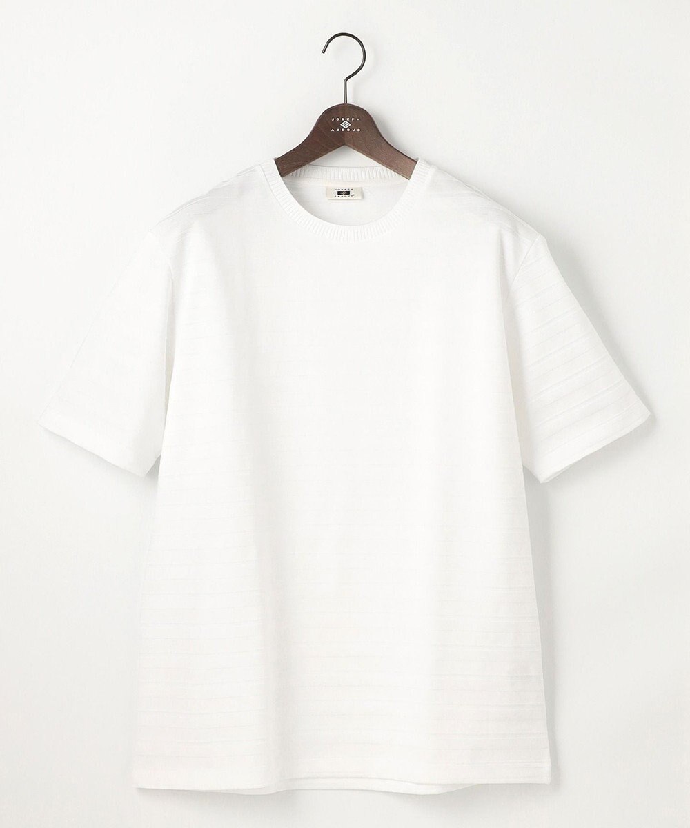 JOSEPH ABBOUD 【キングサイズ・オーガニックコットン使用・日本素材】リンクスボーダー Tシャツ 