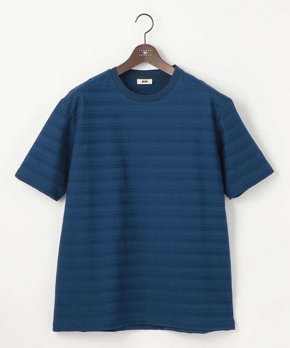 JOSEPH ABBOUD 【キングサイズ・オーガニックコットン使用・日本素材】リンクスボーダー Tシャツ 
