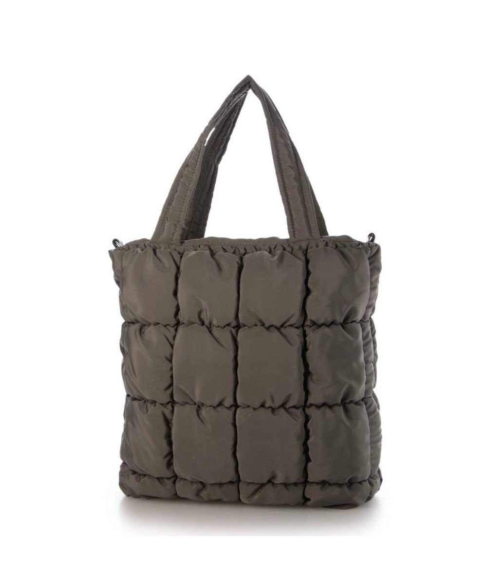 UNBILLION カシュカシュ cachecache / ゴムキルト2wayトートバッグ 